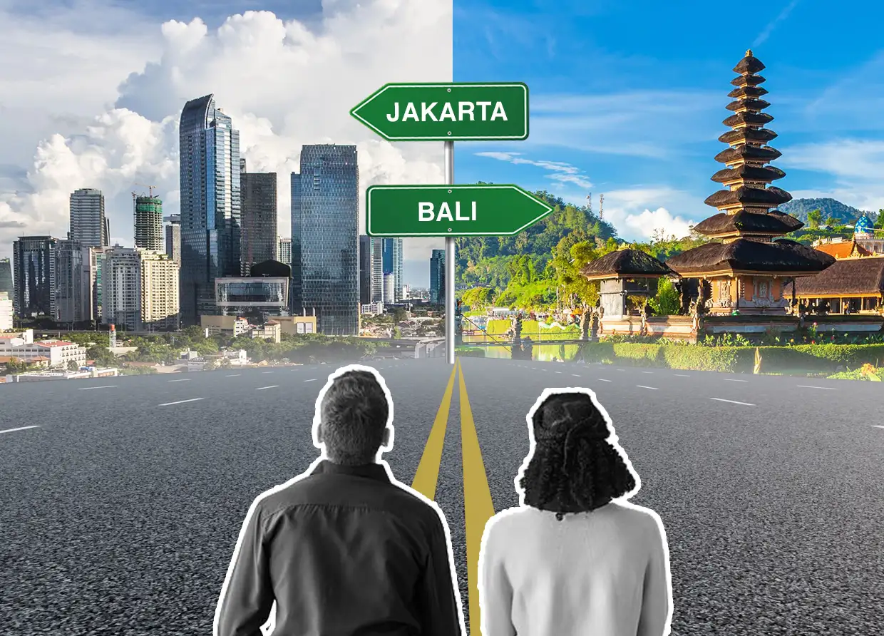 WOULD YOU RATHER LIVE IN BALI THAN JAKARTA? WHY?