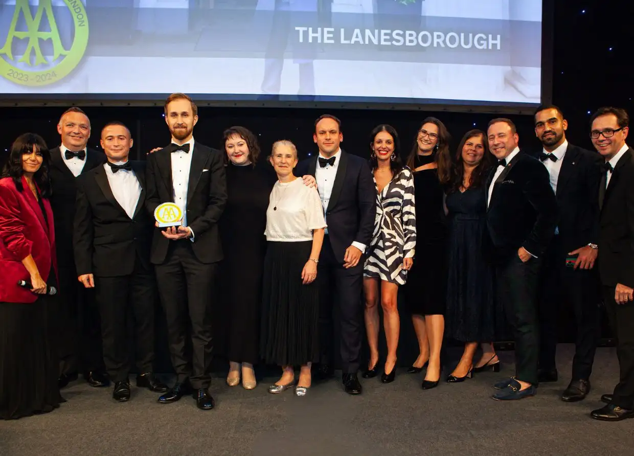 THE LANESBOROUGH TAKES THE CROWN AS AA HOTEL OF THE YEAR 2023