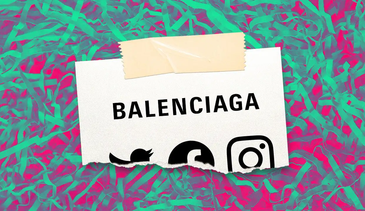 BALENCIAGA DELETED ITS SOCIAL MEDIA