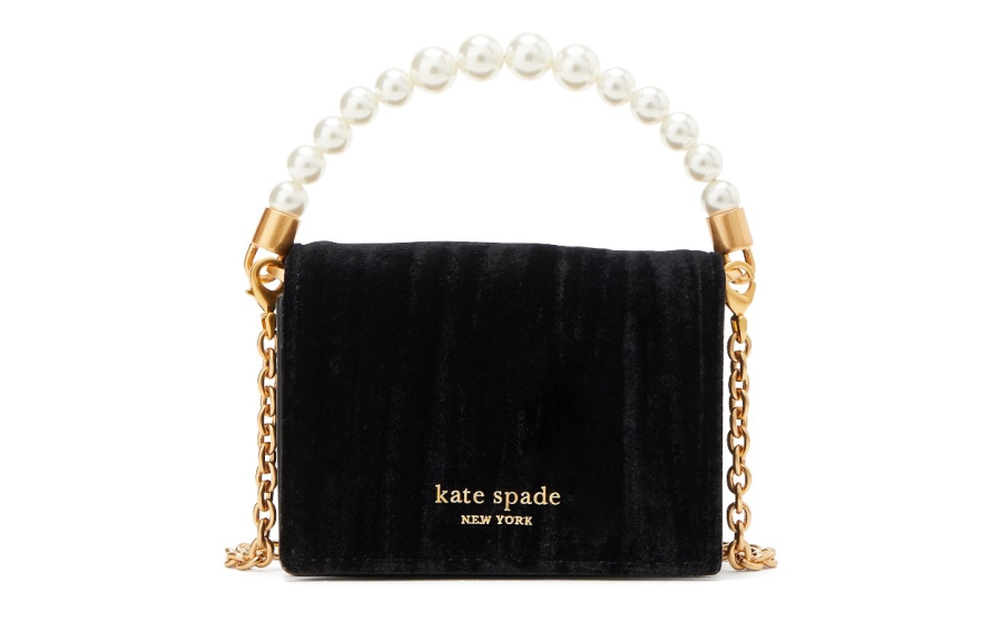 Kate Spade Bijou Mini Heart Colorblock Metalic Top-handle Bag in
