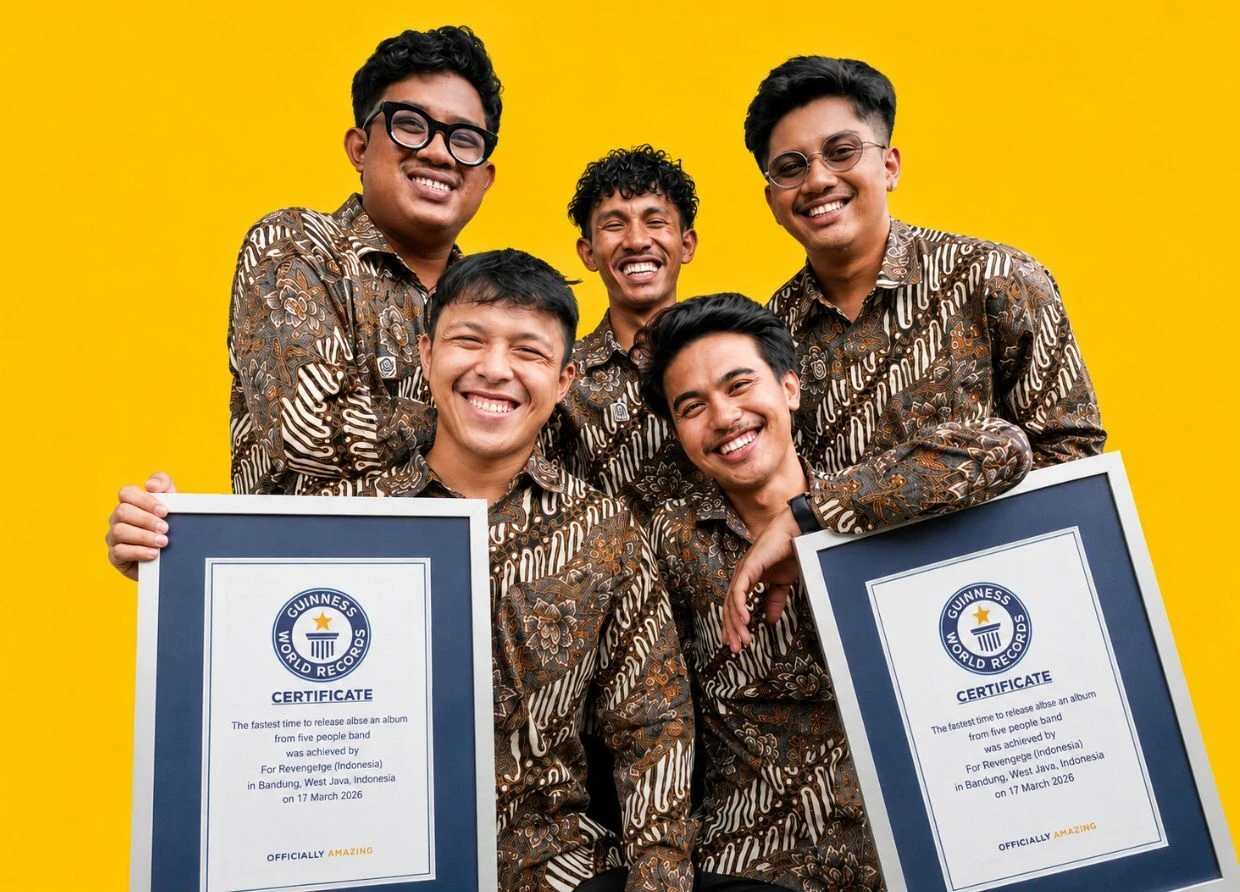  INDONESIA'S CLEANUP CREW JUST BROKE TWO GUINNESS WORLD RECORDS 