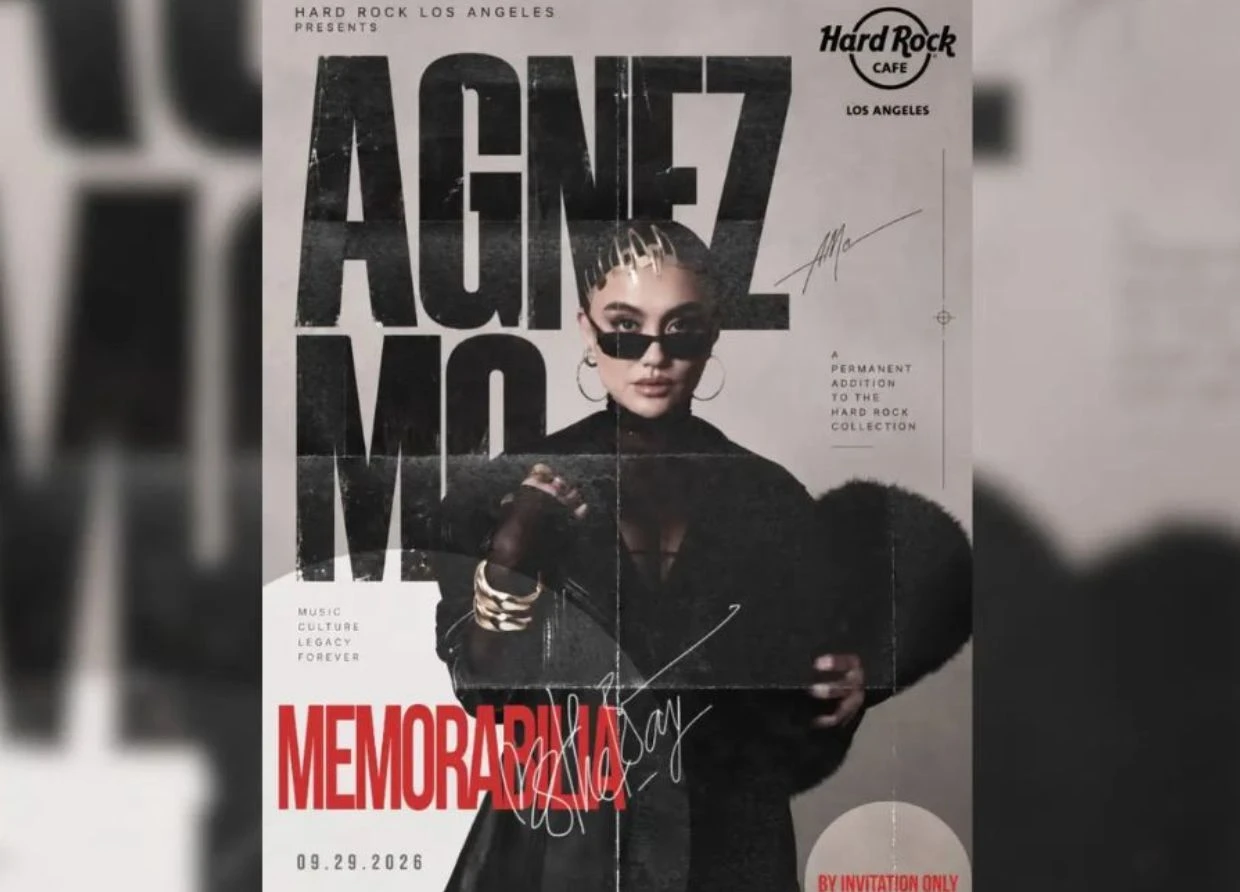 AGNEZ MO HARD ROCK HOLLYWOOD: HER COSTUMES NOW SIT BESIDE MICHAEL JACKSON'S COLLECTION 