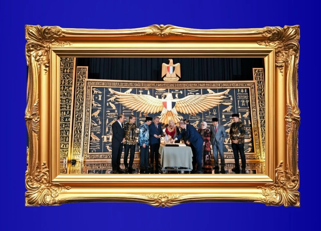 INSIDE EGYPT'S NATIONAL DAY RECEPTION IN JAKARTA: PHARAONIC PANELS, BATIK, AND A MESSAGE ABOUT GAZA 