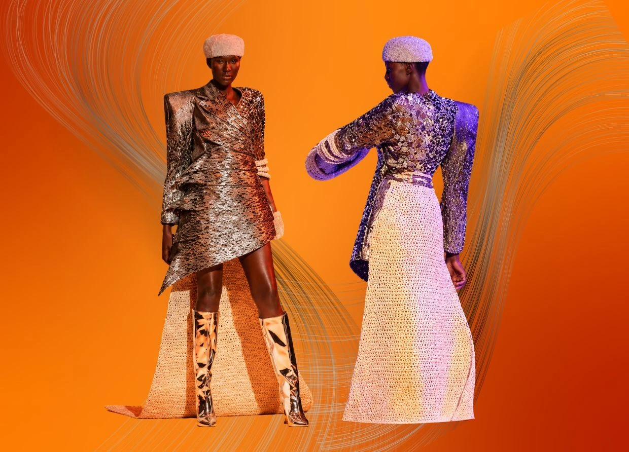HOW A BOGOR ARTIST TURNED PINEAPPLE LEAF WASTE INTO AN AWARD-WINNING GOWN IN AUSTRALIA 