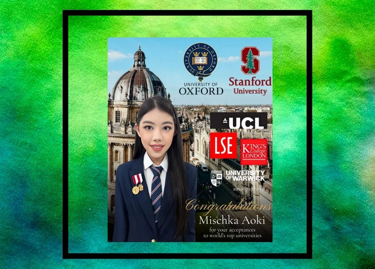 INDONESIAN STUDENT MISCHKA KEIA AOKI LANDS 7 GLOBAL OFFERS