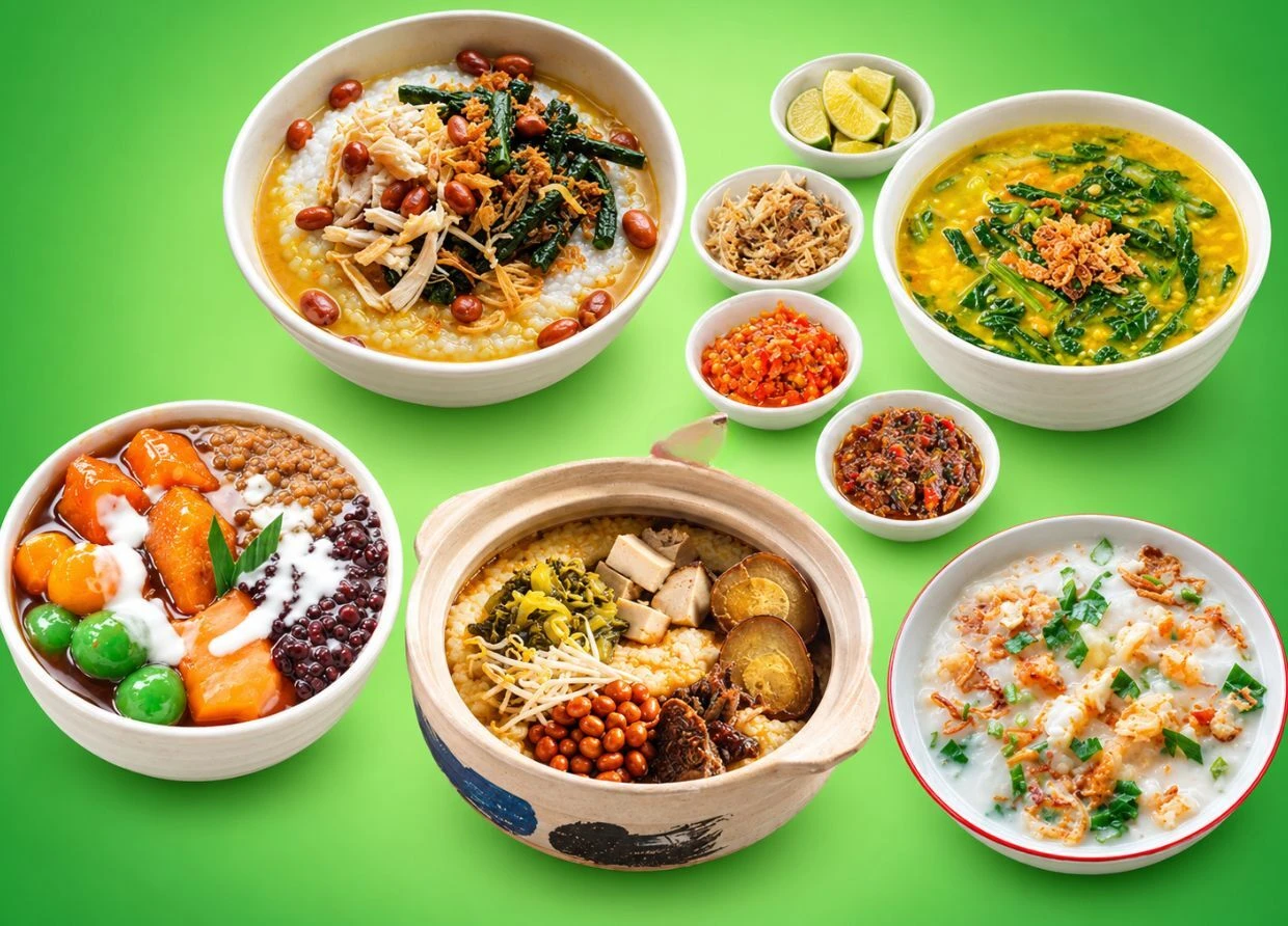 INDONESIAN PORRIDGE: 6 BOWLS, 6 REGIONS, 6 DIFFERENT STORIES 