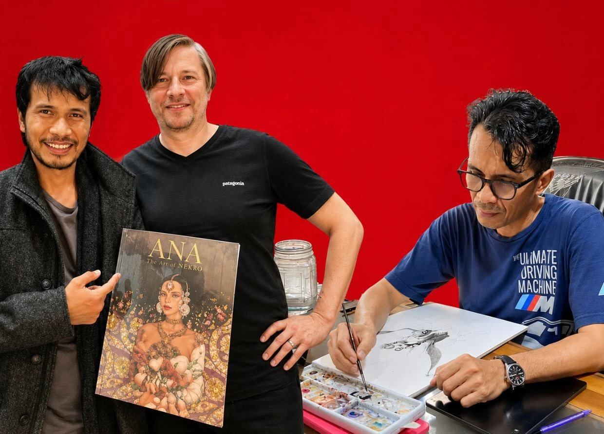 THE YOGYAKARTA COMIC ARTIST SELLING OUT IN EUROPE AND AMERICA
