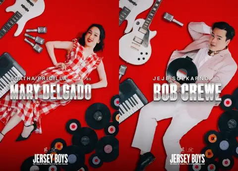 BROADWAY'S JERSEY BOYS IS COMING TO JAKARTA. 