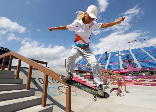 AT THE TOKYO OLYMPIC, SKATEBOARDING LEVELS UP