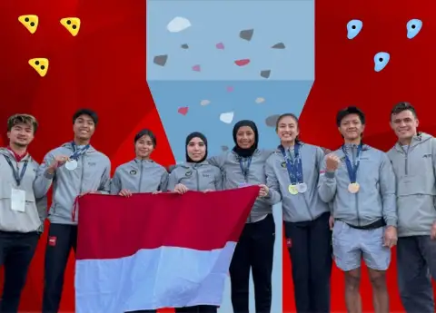 INDONESIA WINS 4 MEDALS AT WORLD CLIMBING SERIES 2026