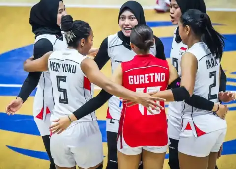 INDONESIA'S WOMEN'S VOLLEYBALL TEAM JUST JUMPED 4 SPOTS IN THE WORLD RANKINGS AND THEY'RE NOT DONE YET