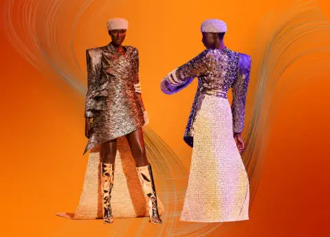 HOW A BOGOR ARTIST TURNED PINEAPPLE LEAF WASTE INTO AN AWARD-WINNING GOWN IN AUSTRALIA 