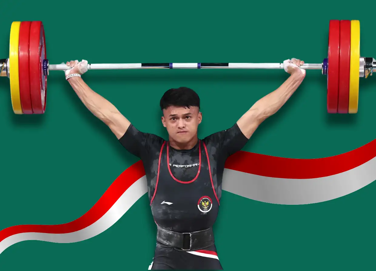 RIZKI JUNIANSYAH SECURES HISTORIC GOLD MEDAL IN MEN'S 73KG WEIGHTLIFTING AT PARIS 2024