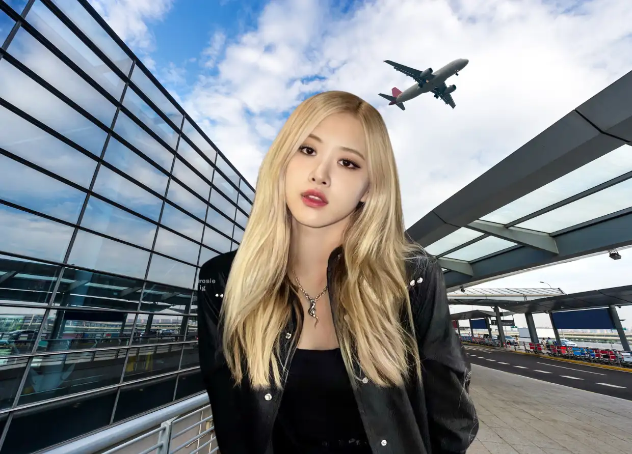 FAN TRIPS AND FALLS IN CHAOTIC AIRPORT MOB, BLACKPINK’S ROSé GOES VIRAL FOR HER REACTION