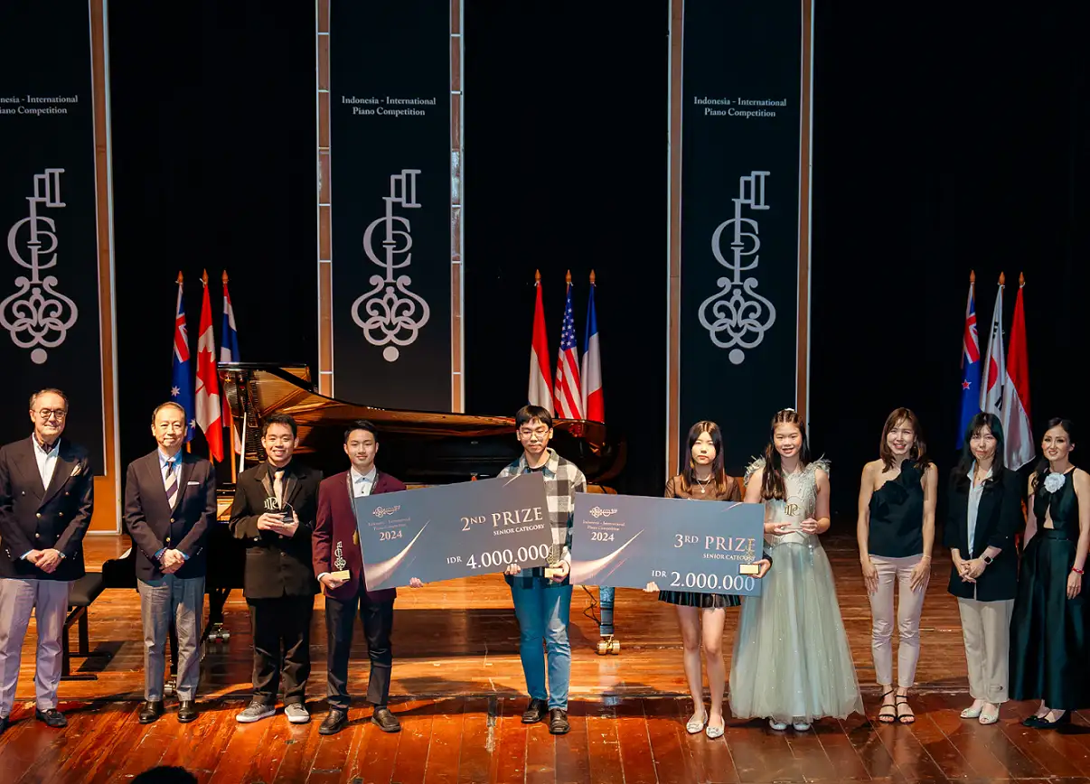 INDONESIA INTERNATIONAL PIANO COMPETITION 2024 CELEBRATES TALENTED WINNERS AT AWARD CEREMONY